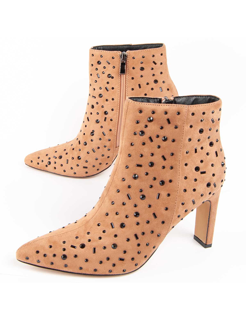 Botins com Salto Senhora Castanho