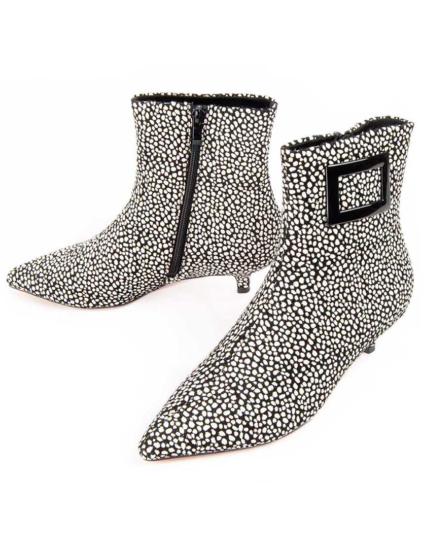 Botins com Salto Senhora Preto