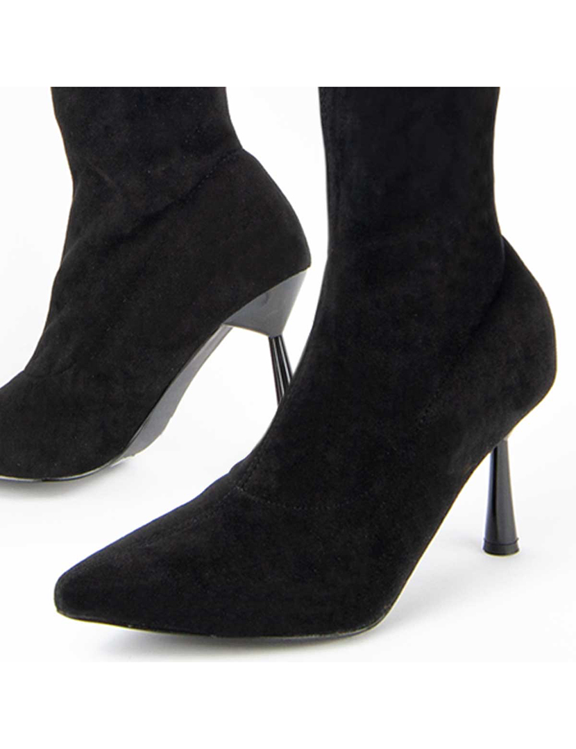 Botas de Salto Senhora Preto