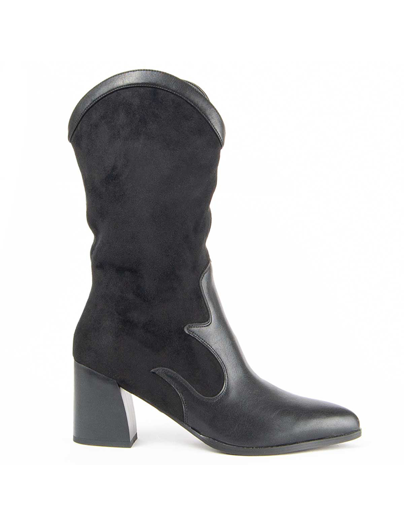 Botas de Salto Senhora Preto