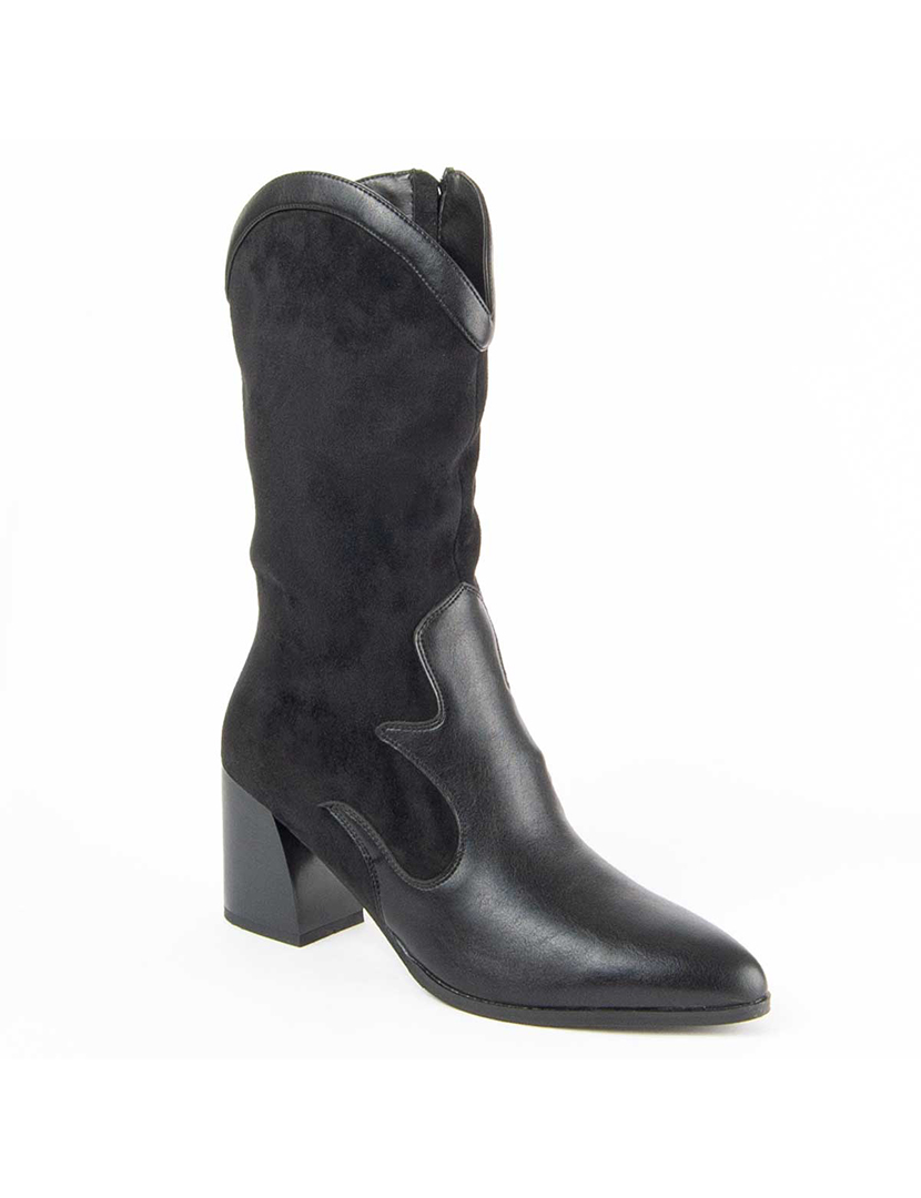 Botas de Salto Senhora Preto