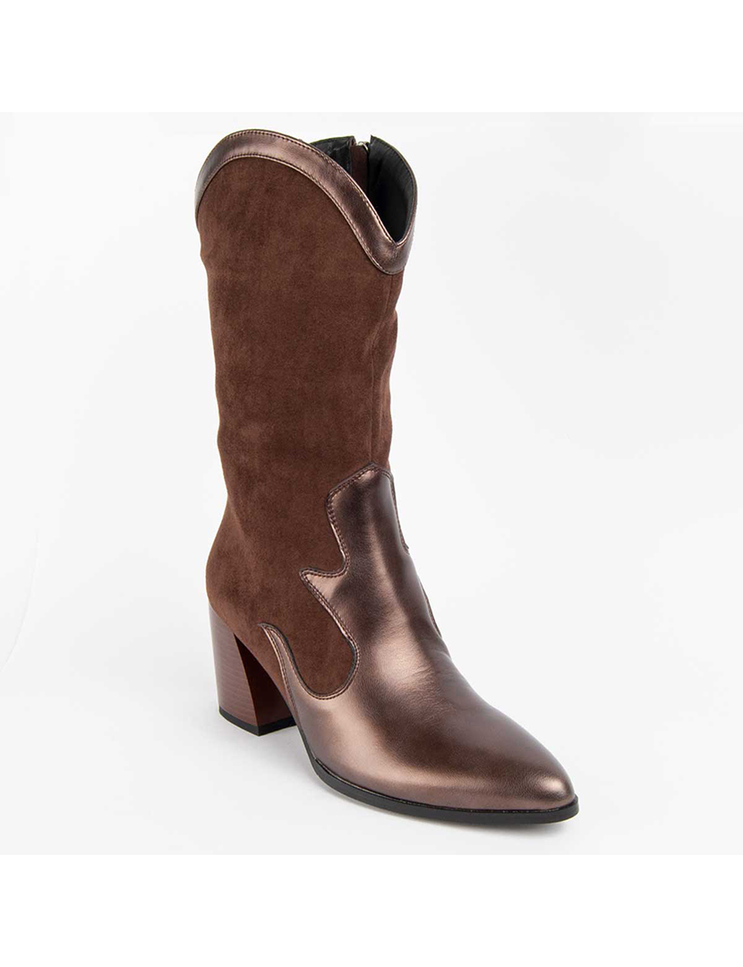 Botas de Salto Senhora Castanho