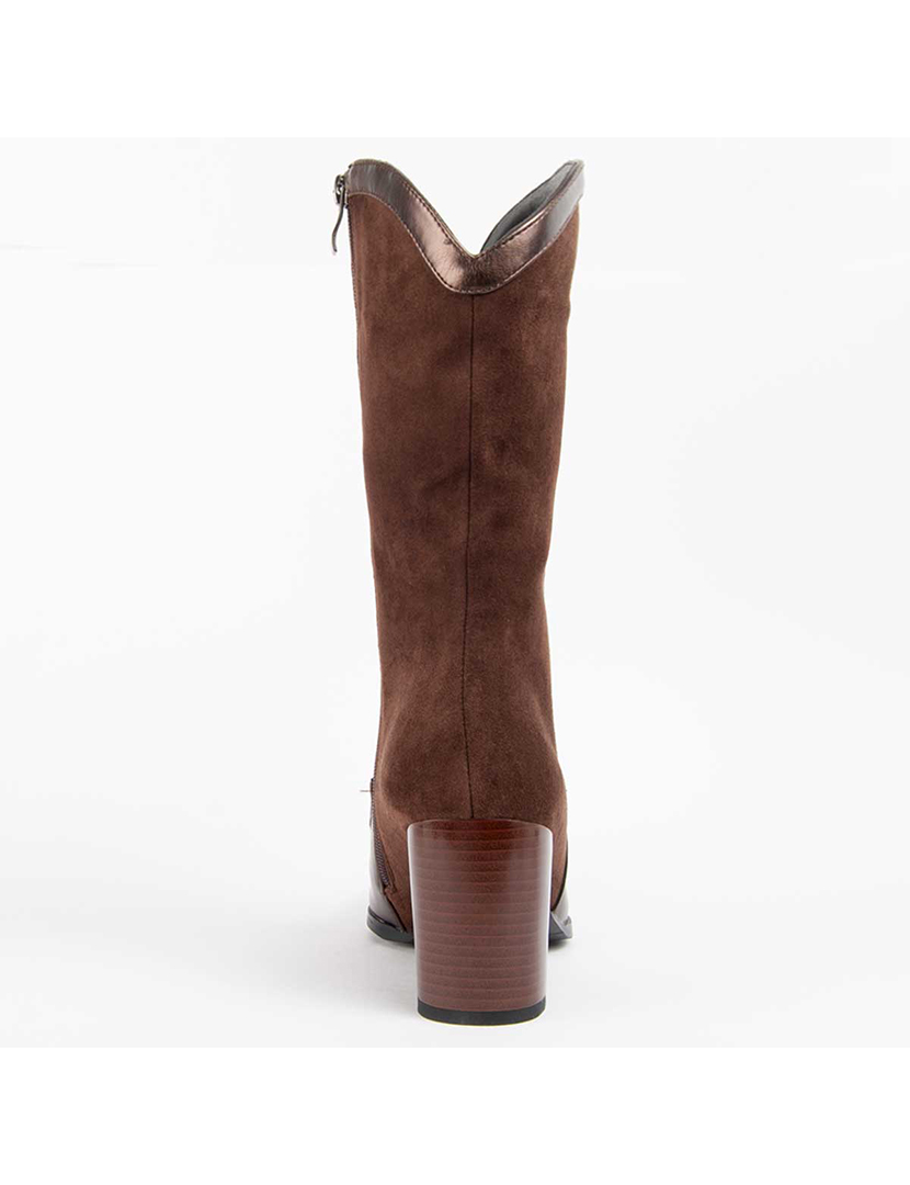 Botas de Salto Senhora Castanho