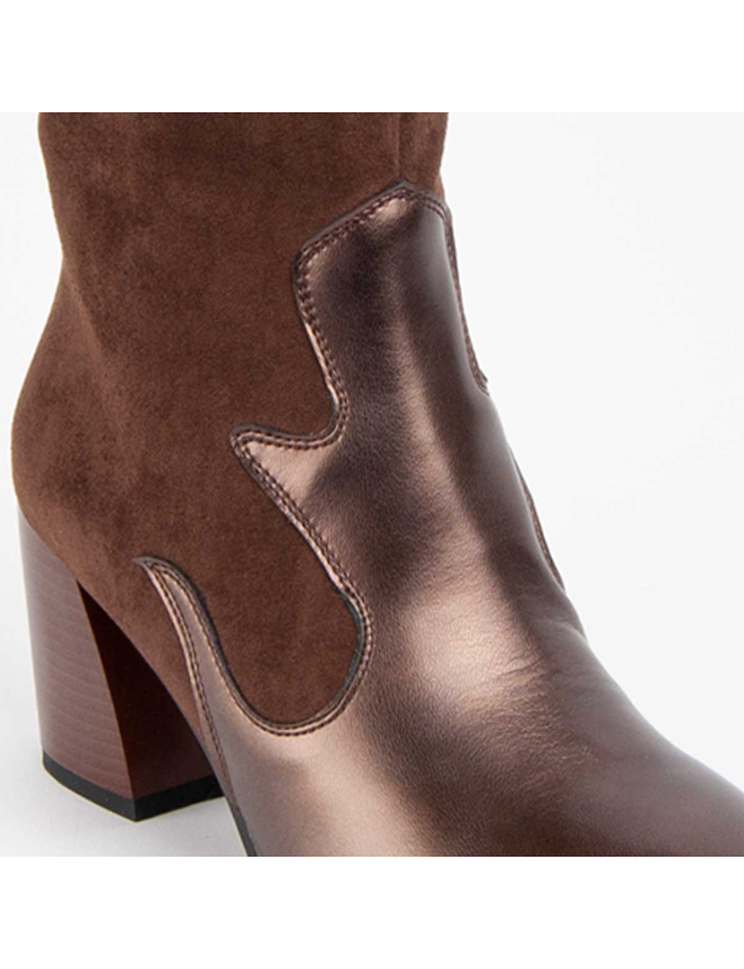 Botas de Salto Senhora Castanho