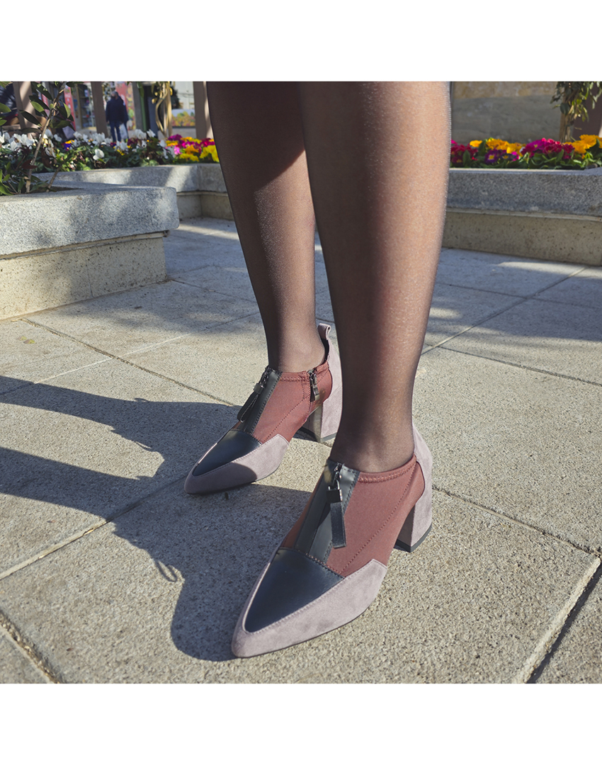 Sapatos de Salto Senhora Cinzento