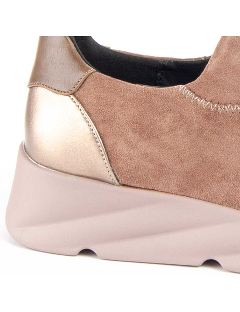 Sapatos de Cunha Senhora Bege