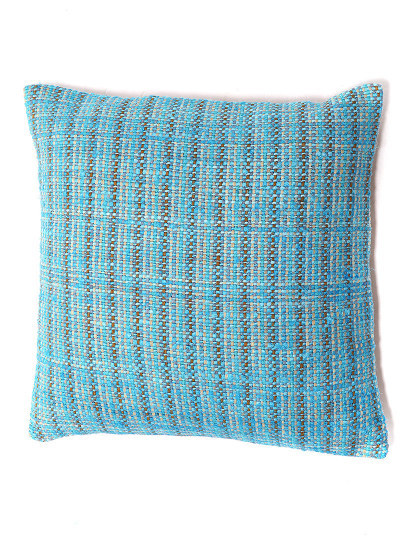 Capa de Almofada Entrelaçado Aqua