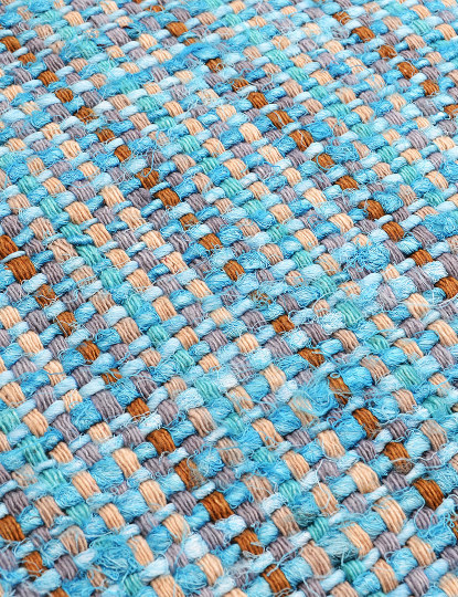 Capa de Almofada Entrelaçado Aqua