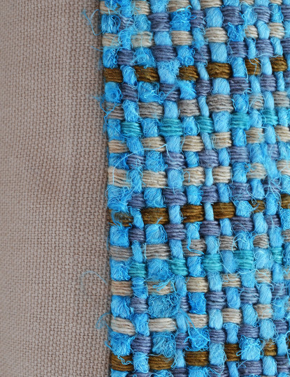 Capa de Almofada Entrelaçado Aqua