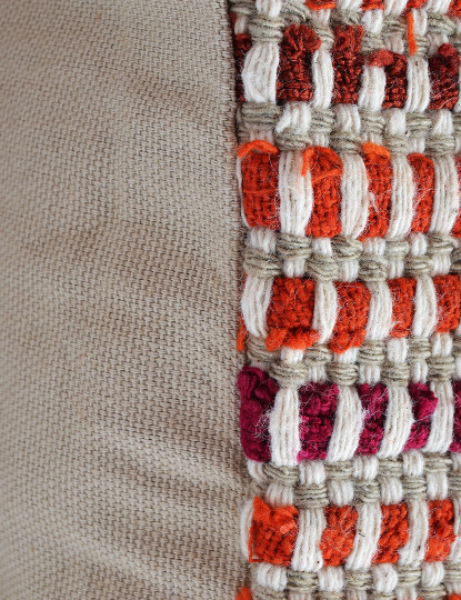 Capa de Almofada Entrelaçado Orange Harmony