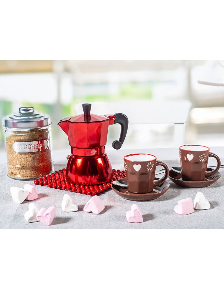 Set 4 Xícaras de Café Chalet com Prato