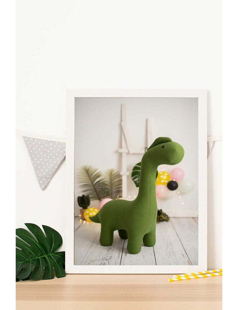 Quadro Dinossauro Crochet