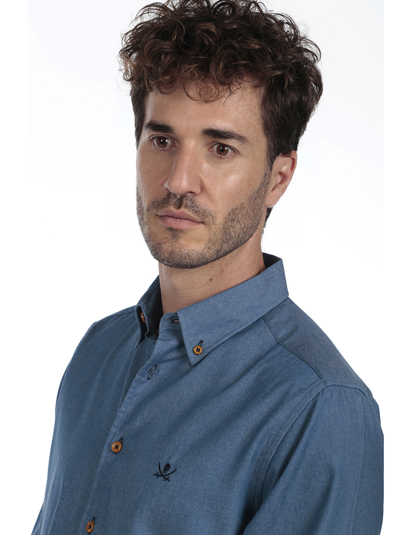 Camisa Homem Ganga Azul