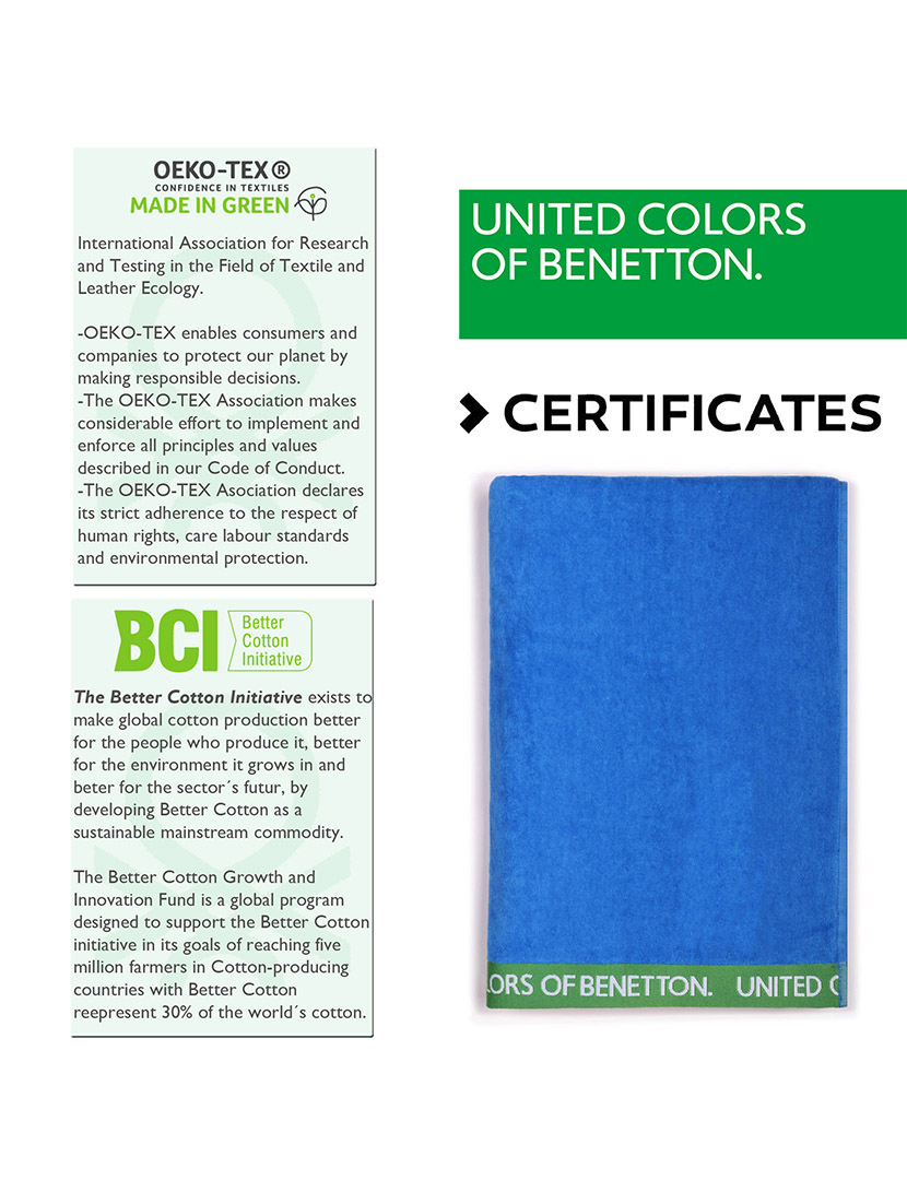 Toalha Praia Rainbow Azul 90x160 cm