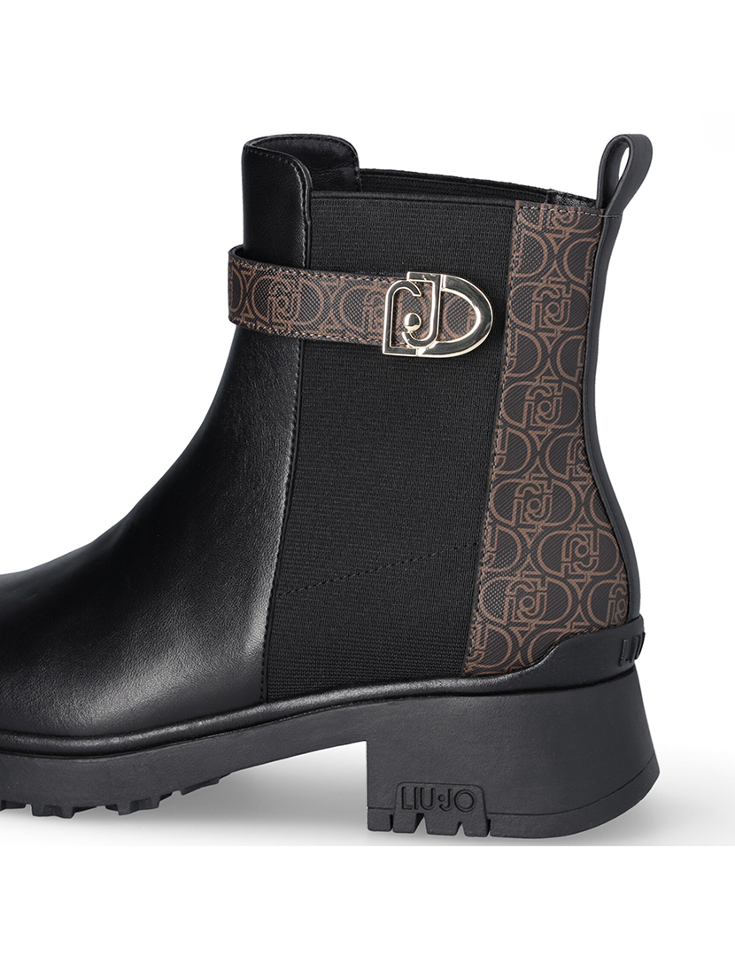 Botins Senhora Preto e Castanho