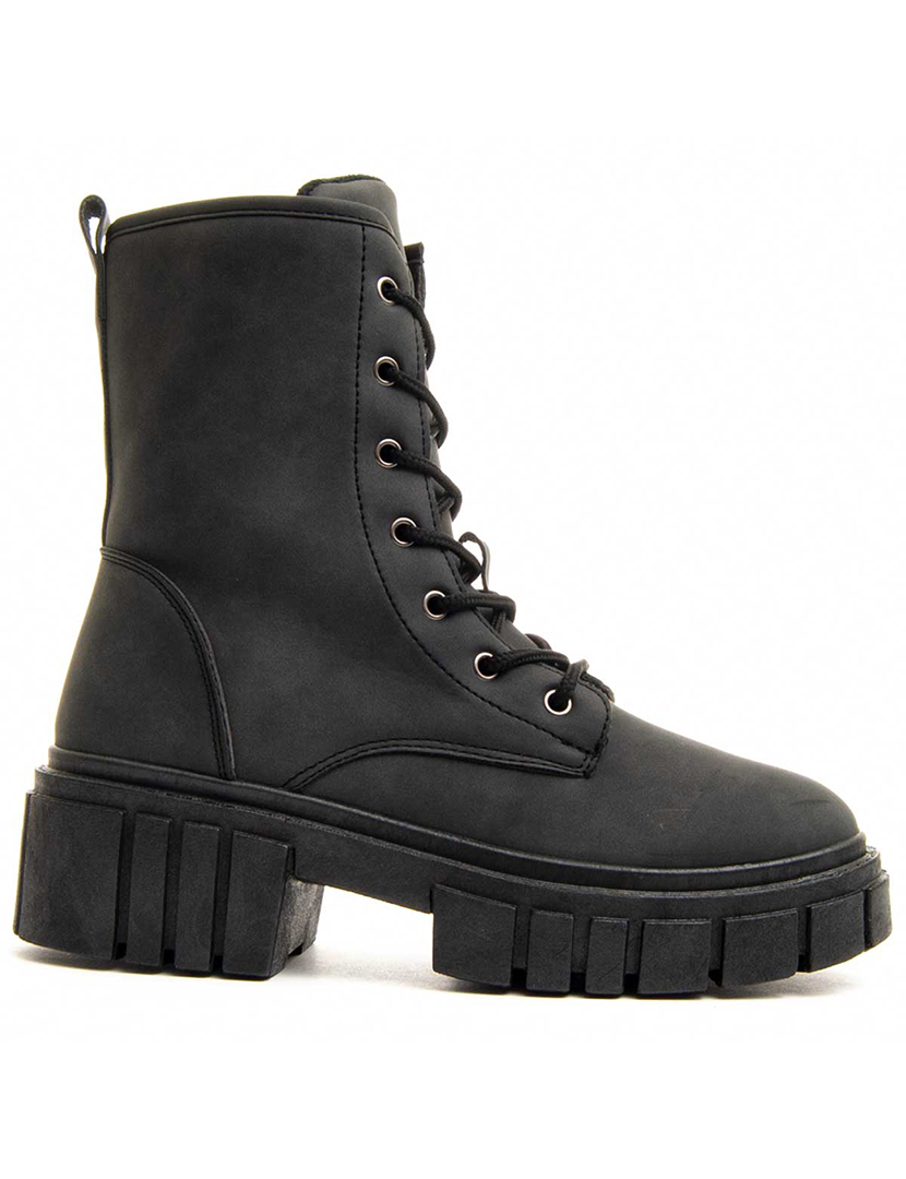 Botas com Plataforma Senhora Preto
