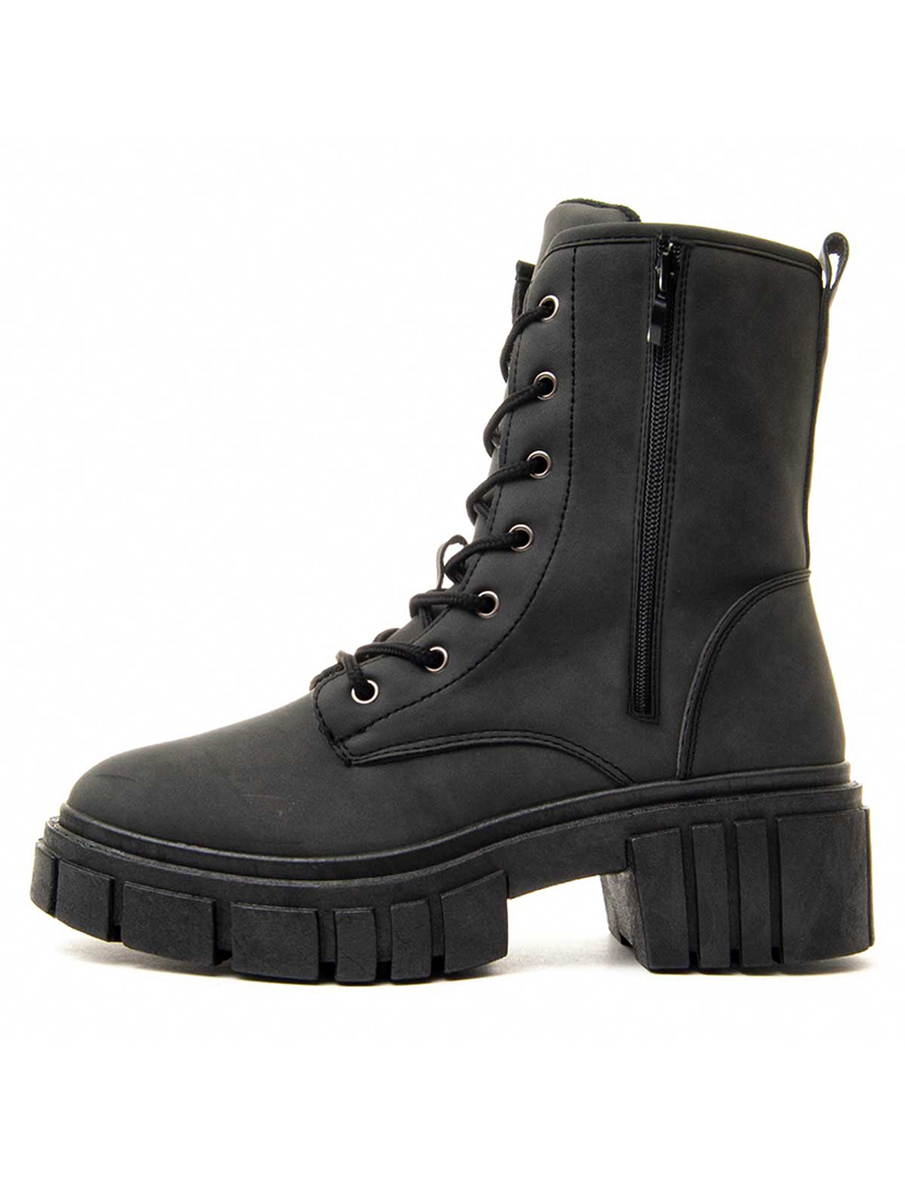 Botas com Plataforma Senhora Preto