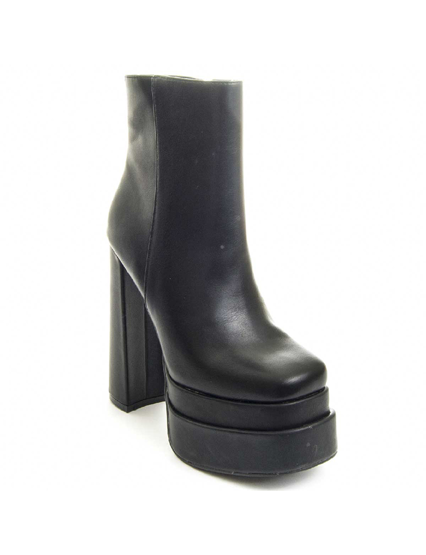 Botins com Salto Senhora Preto