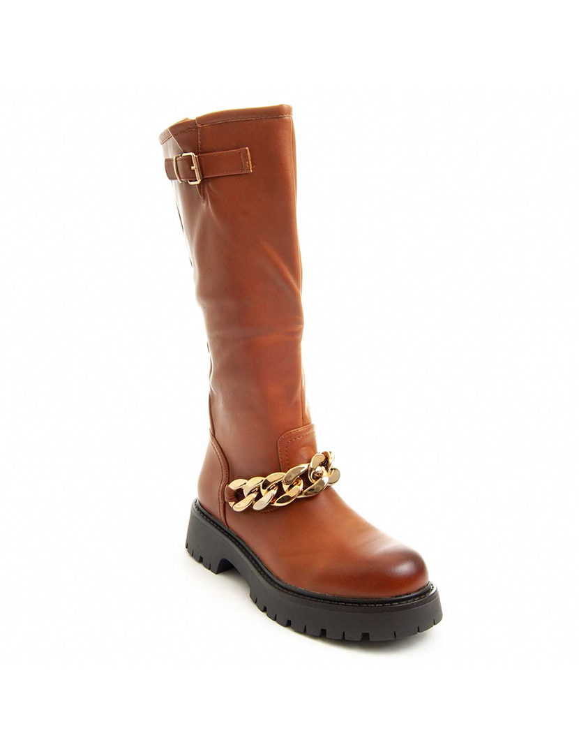 Botas com Plataforma Senhora Castanho