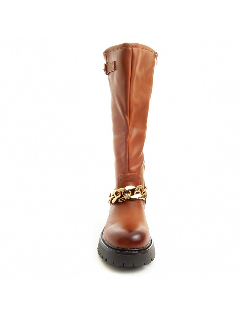 Botas com Plataforma Senhora Castanho