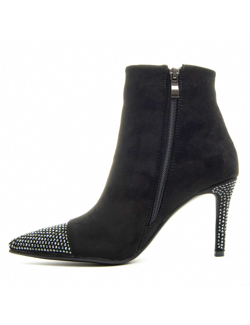 Botins com Salto Senhora Preto