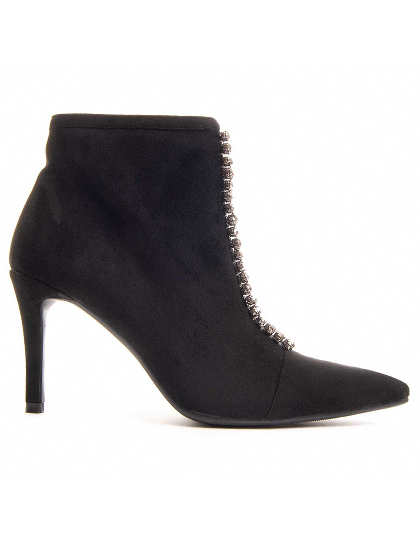 Botins com Salto Senhora Preto