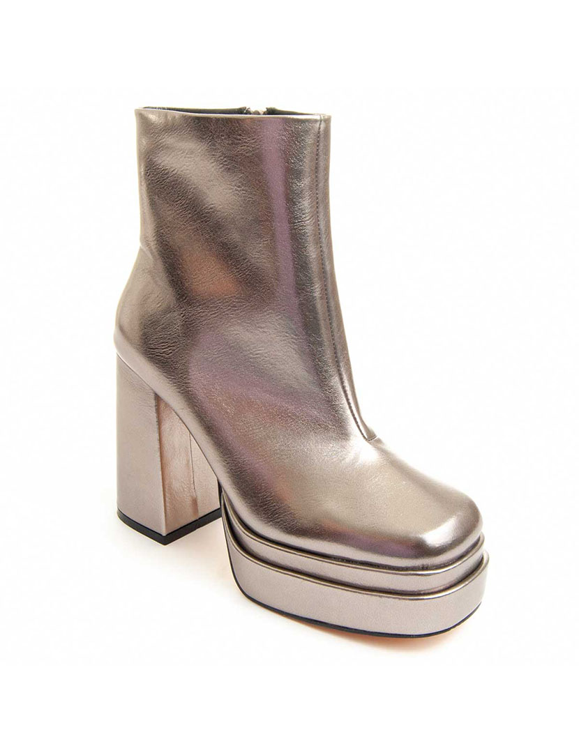 Botins com Salto Senhora Cinzento