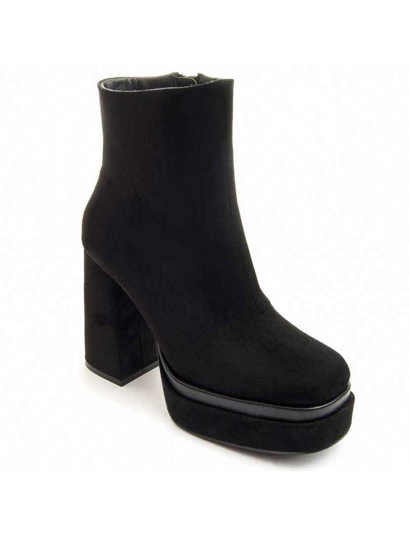 Botins com Salto Senhora Preto