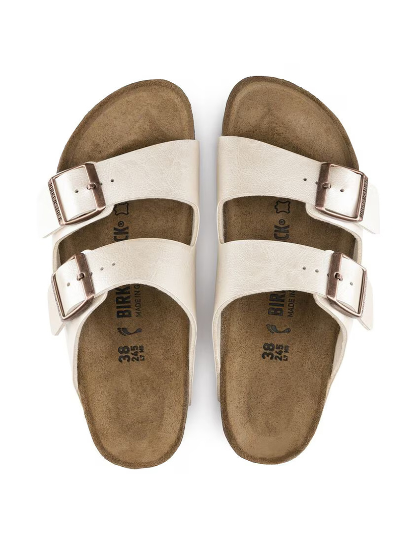 Sandálias Arizona Graceful Branco Pérola Normal