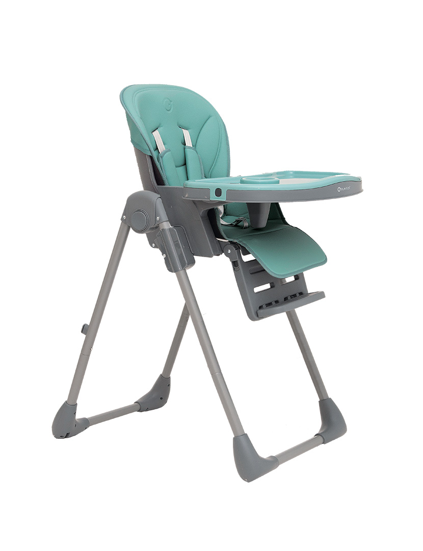 Cadeira Alta com Posições Azul