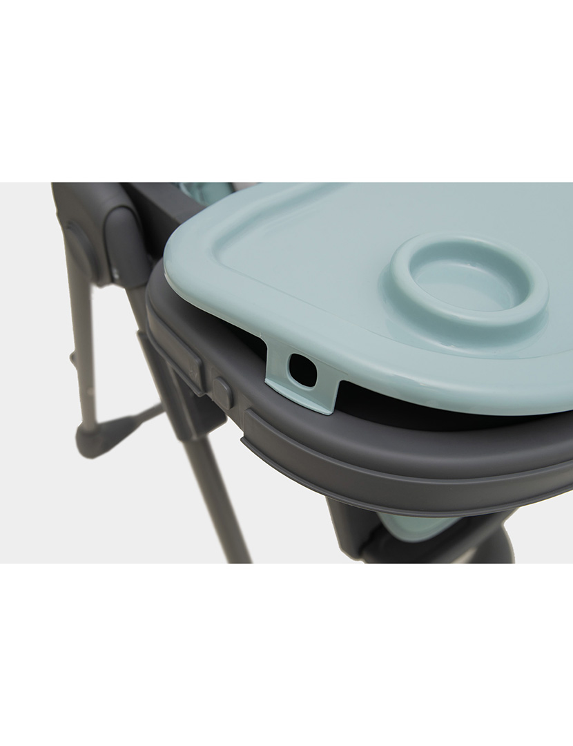 Cadeira Alta com Posições Azul