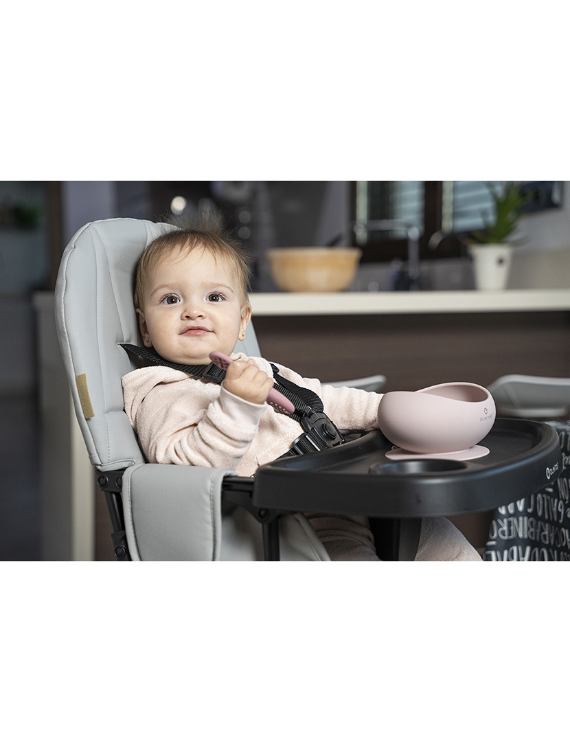 Cadeira Alta Minna Cinzento