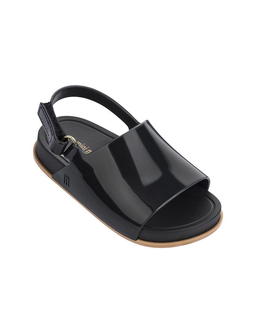 Sandálias Mini Melissa Beach Slide Preto