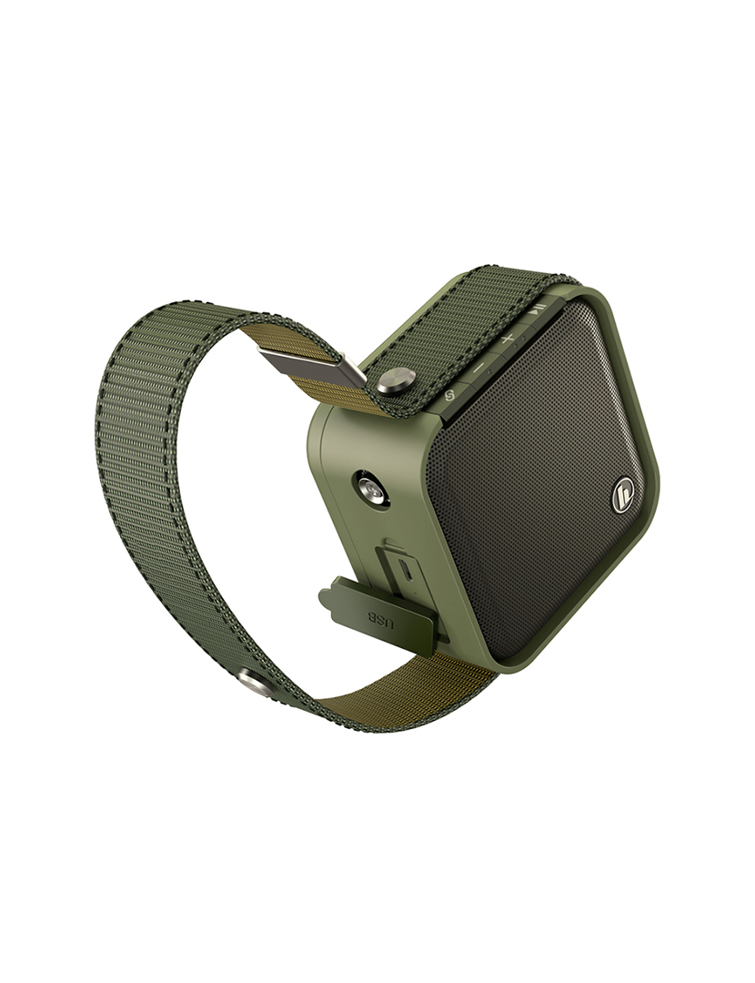Coluna Bluetooth Soldier Verde