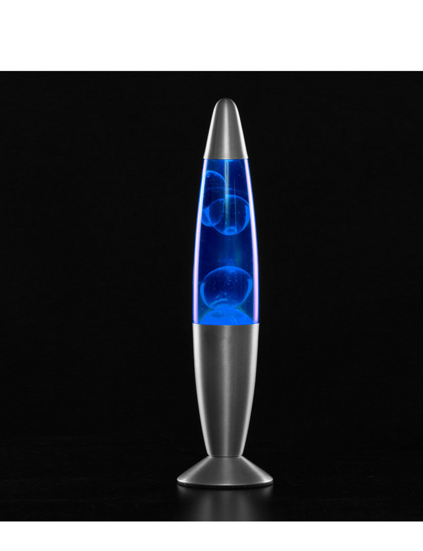 Candeeiro Lava Magma Azul