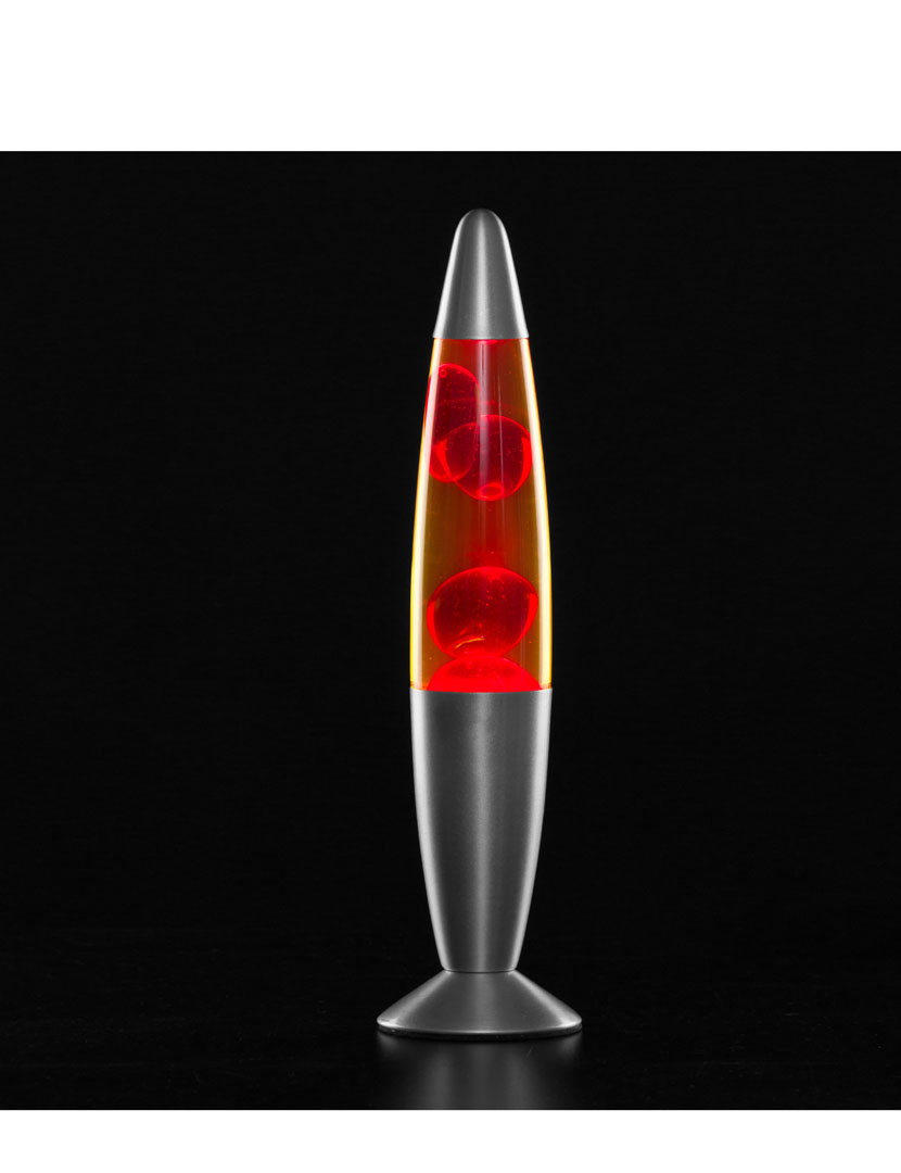 Candeeiro Lava Magma Vermelho