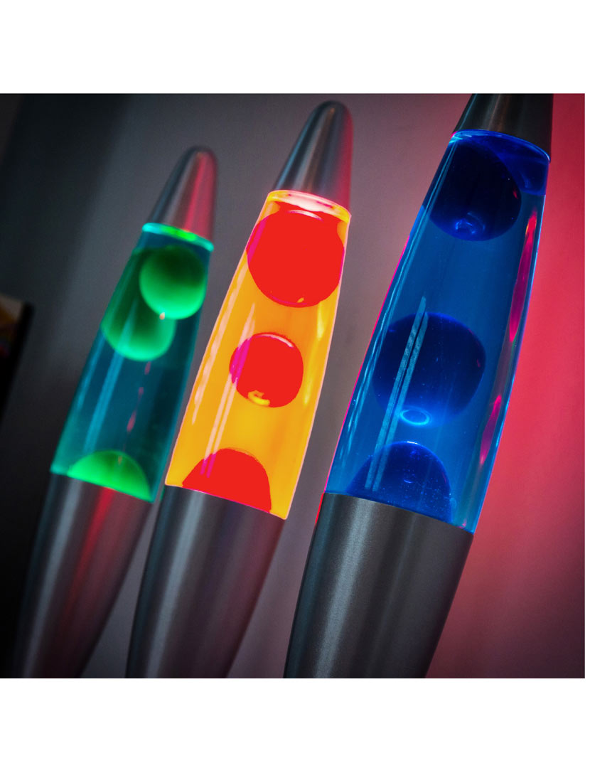 Candeeiro Lava Magma Verde