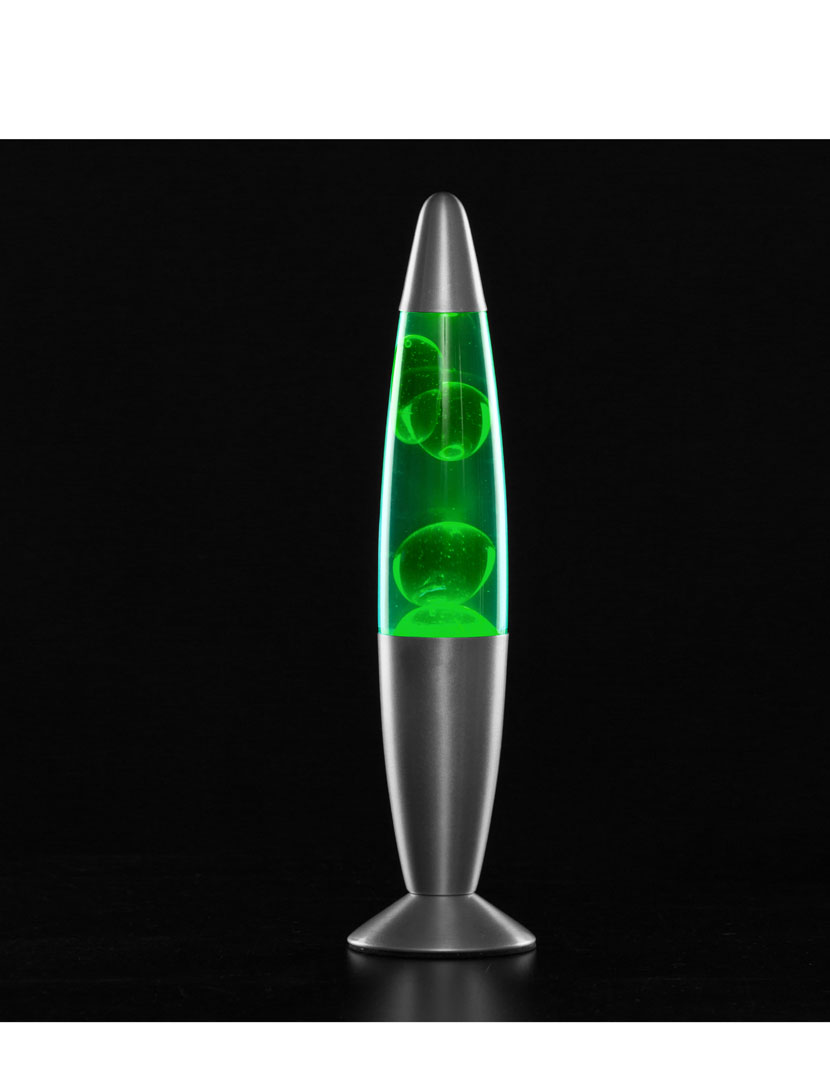 Candeeiro Lava Magma Verde