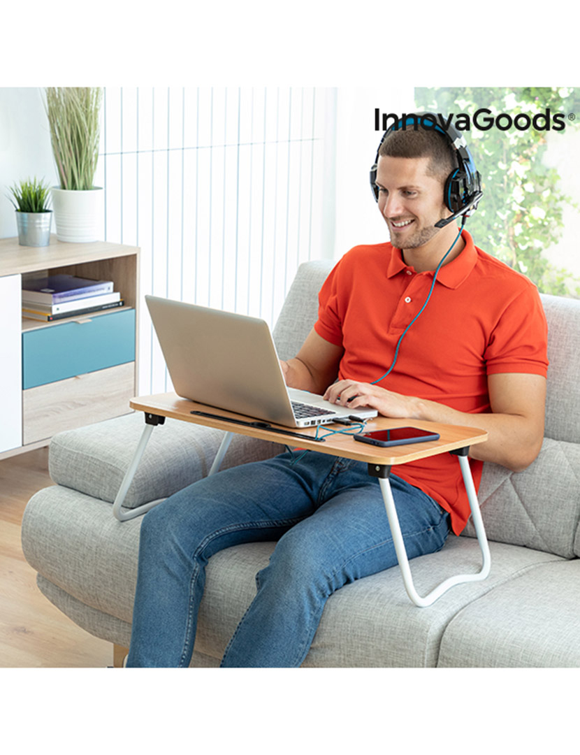 Mesa Dobrável Auxiliar Multiusos 