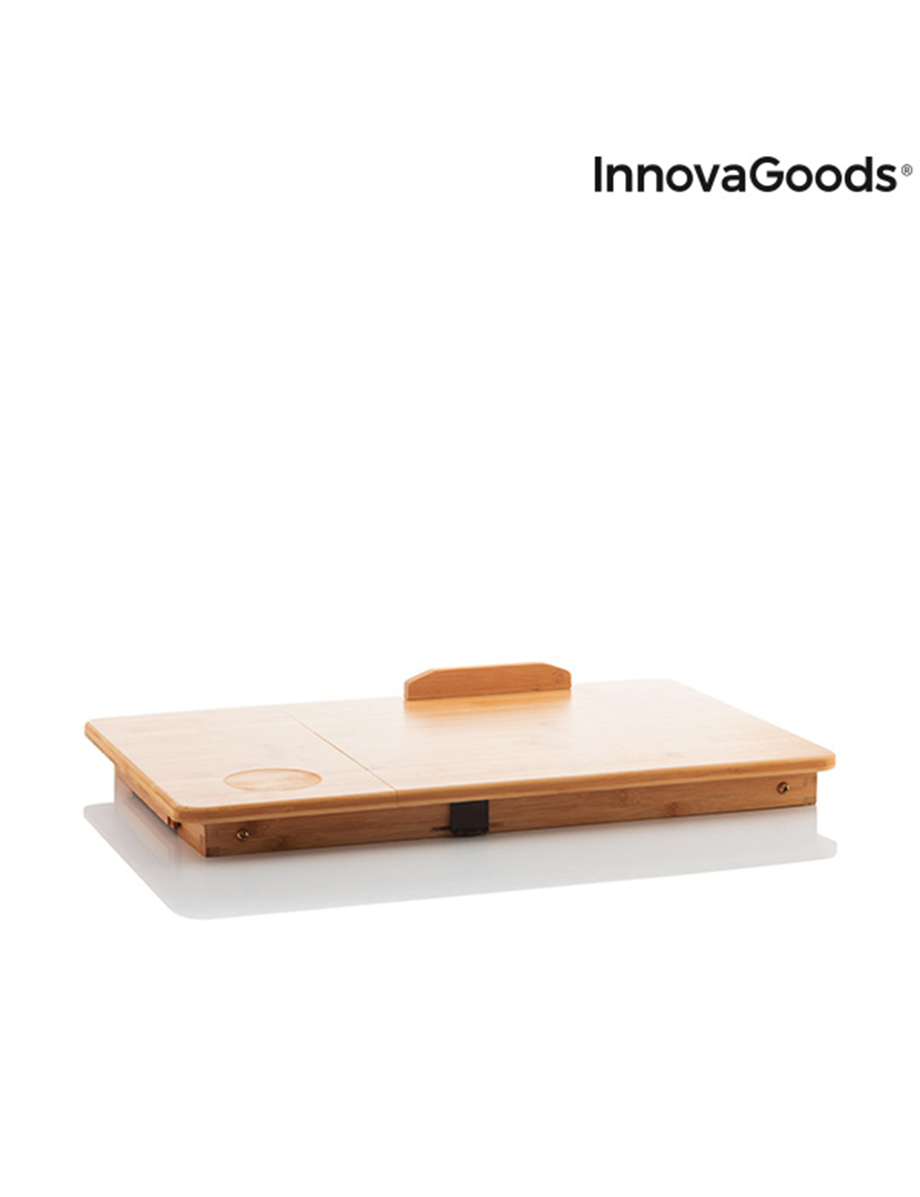 Mesa Auxiliar Dobrável Bambu Lapwood