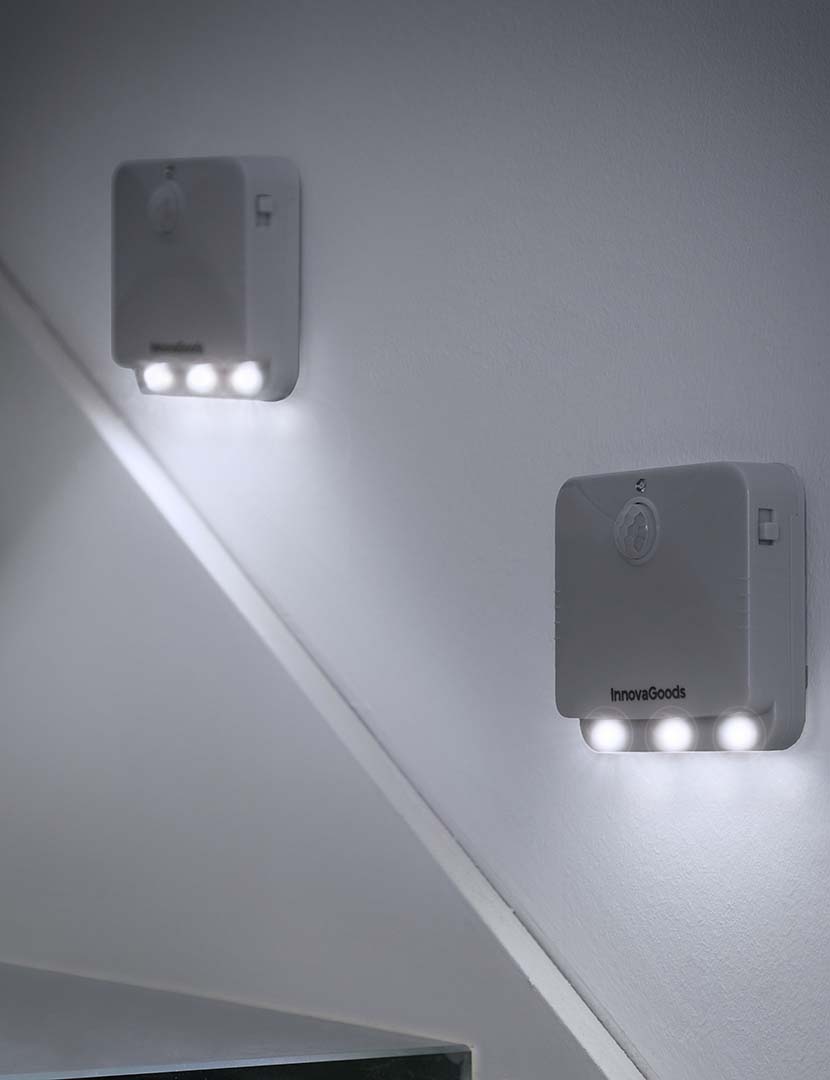 Conjunto 2 Lâmpadas LED Sensor de Movimento Lumtoo