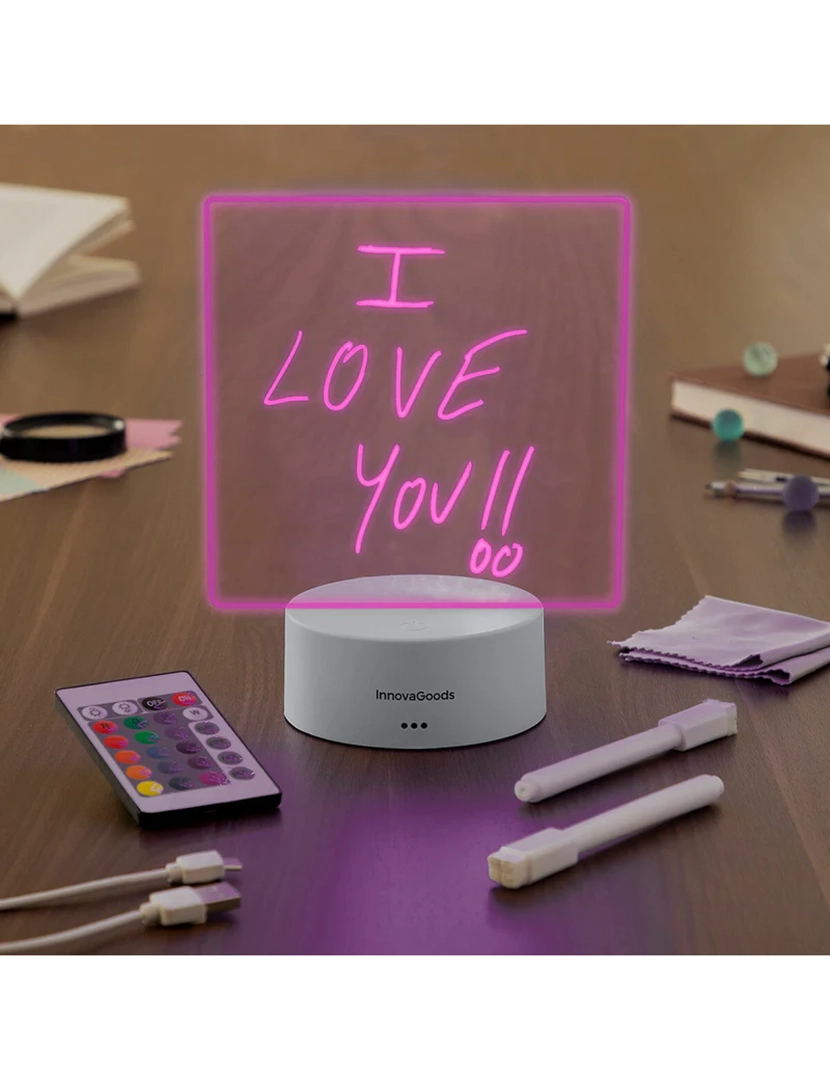 Quadro Avisos/Mensagens LED Lemo