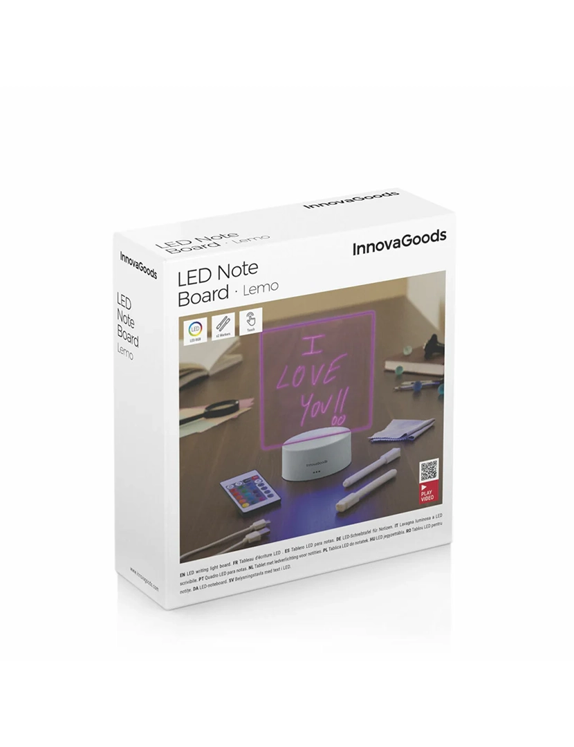 Quadro Avisos/Mensagens LED Lemo