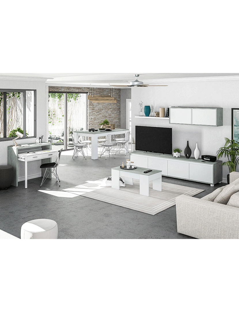 Secretária Tyrion Branco-Cinza