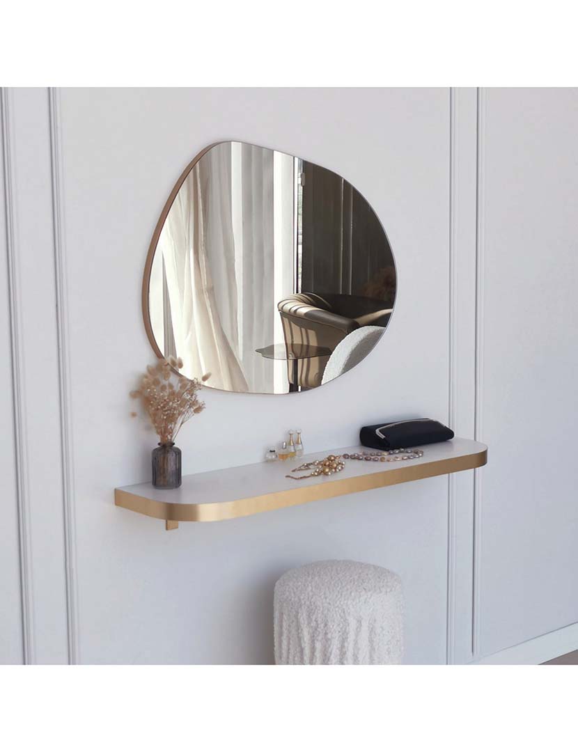 Espelho Gusto Dourado