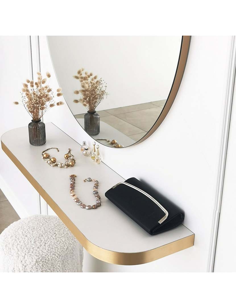 Espelho Gold 60 Dourado