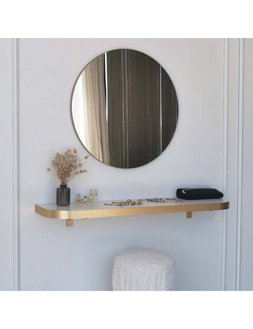 Espelho Gold 60 Dourado