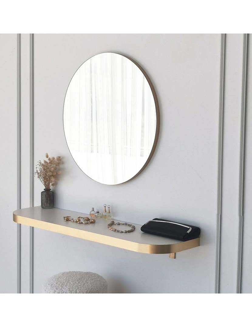 Espelho Gold 60 Dourado