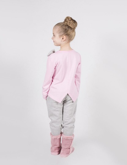 Calças Menina Dodo Cinzento