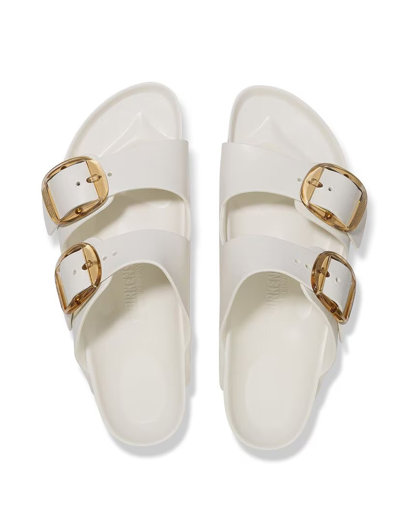 Sandálias Arizona Big Buckle Eva Eggshell Estreito